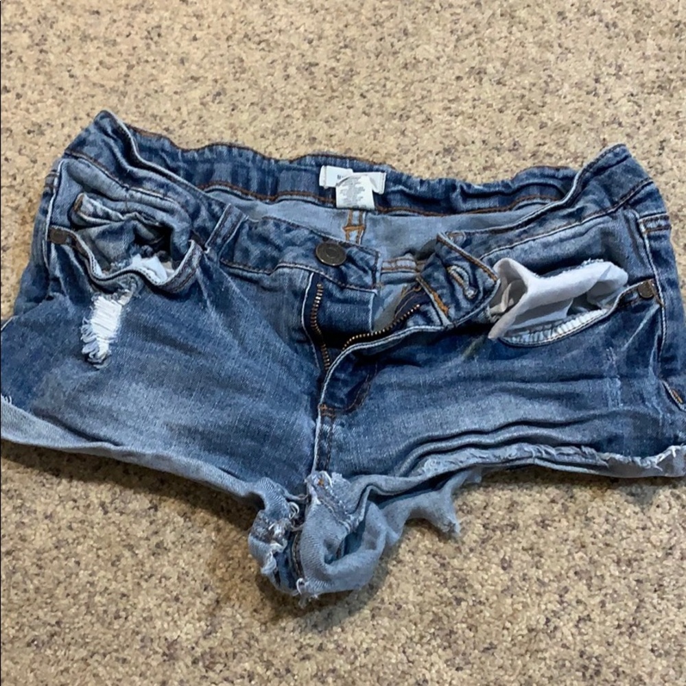 jean short shorts